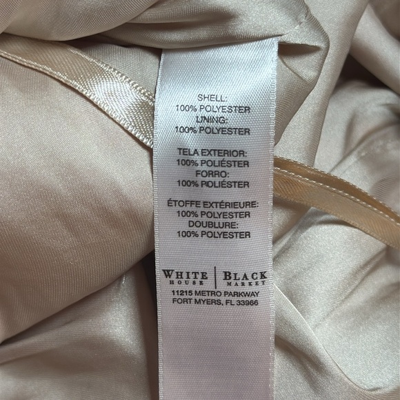 White House Black Market Sleeveless Print Dress Size 14 - Picture 12 of 13